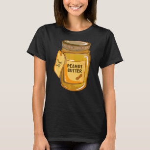 Peanut Butter Jar Jelly Food Graphic T-shirt