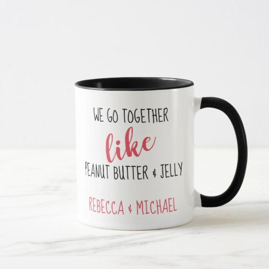 Peanut Butter & Jelly 11 oz Combo Mok (Rechts)