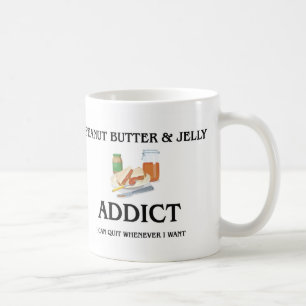 Peanut Butter & Jelly Addict Koffiemok