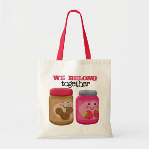 Peanut Butter & Jelly Budget Canvas tas