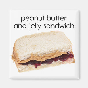 Peanut Butter & Jelly Sandwich-koelkast Magnet Magneet