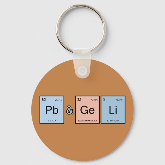 Peanut Butter & Jelly Sleutelhanger (Voorkant)