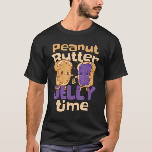 Peanut Butter Jelly Time T-shirt (Voorkant)