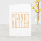 Peanut Butter Kaart (Gele Bloem)