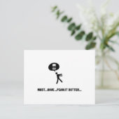 Peanut Butter Lover Briefkaart (Staand voorkant)