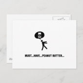 Peanut Butter Lover Briefkaart (Voorkant / Achterkant)