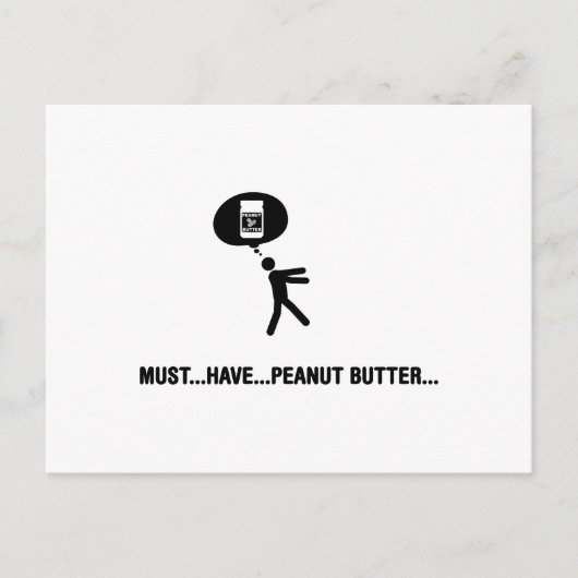 Peanut Butter Lover Briefkaart (Voorkant)