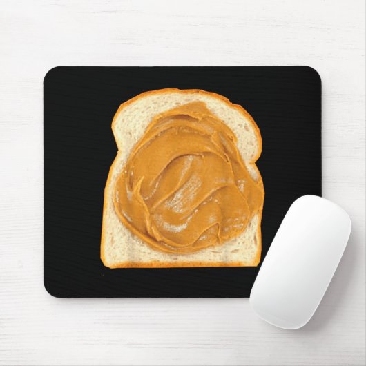 Peanut Butter On Bread Slice Costume Halloween Foo Muismat (Met muis)