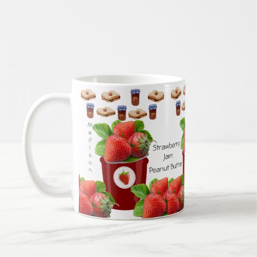 Peanut Butter Strawberry Jam Mok (Links)