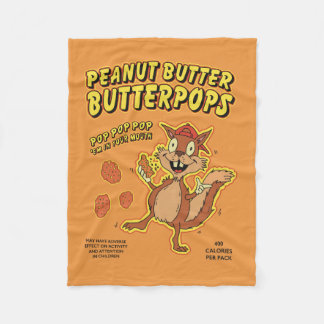 Peanut Butterpops Fleece Deken