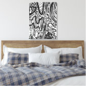 Peanut Canvas Afdruk (Insitu (Slaapkamer))