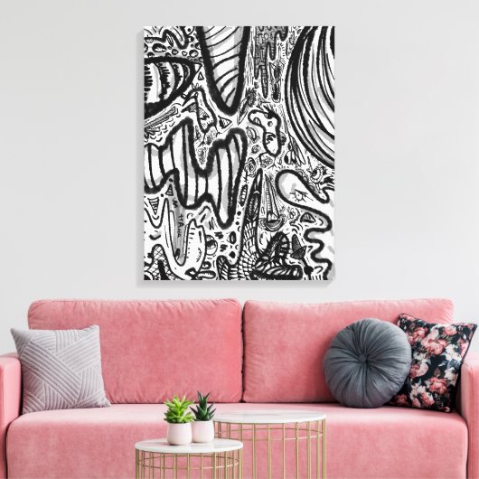 Peanut Canvas Afdruk (Insitu (Woonkamer))