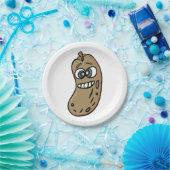 Peanut Face Papieren Bordje (Feest)