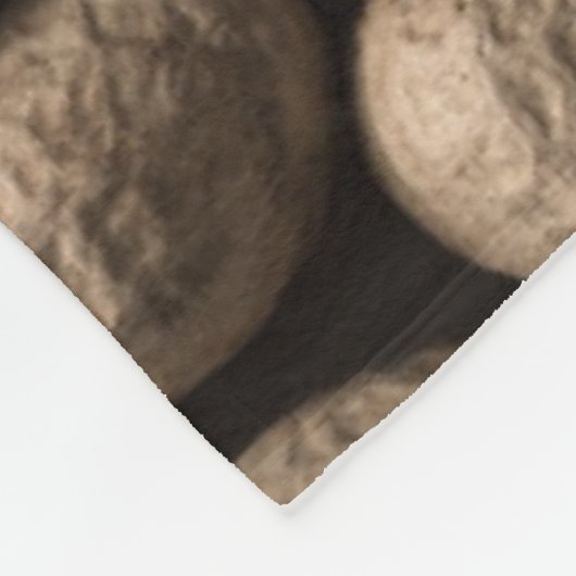 Peanut Fleece Deken (Hoek)