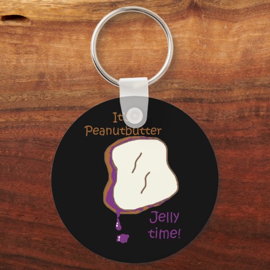 Peanutboter Jelly Sleutelhanger (Voorkant)