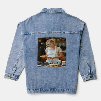 Peanutbutter and Jelly Sandwich Custom Denim Jacket