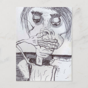 Peanuthead Vs. Reflux Briefkaart