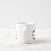 Peanuts | 3 persoons sneeuwman espresso kop (Achterkant)