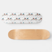 Peanuts | 3 persoons sneeuwman skateboard (Horizontaal)