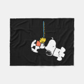 Peanuts Baking Cookies  Fleece Deken (Voorkant (Horizontaal))