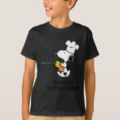 Peanuts Baking Cookies  T-shirt (Voorkant)