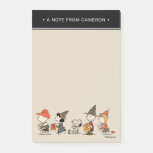 Peanuts-bende Happy Halloween-optocht Post-it® Notes