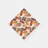 Peanuts |  Button Happy Halloween Pattern Servet (Hoek)