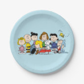 Peanuts | Charlie Brown and Gang Papieren Bordje (Voorkant)