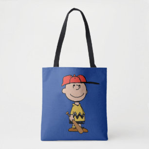 Peanuts Charlie Brown Baseball Smile Draagtas
