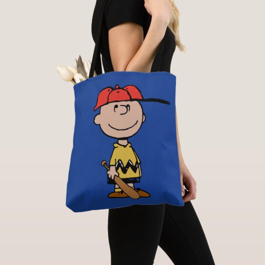 Peanuts | Charlie Brown Baseball Smile Draagtas (Dichtbij)