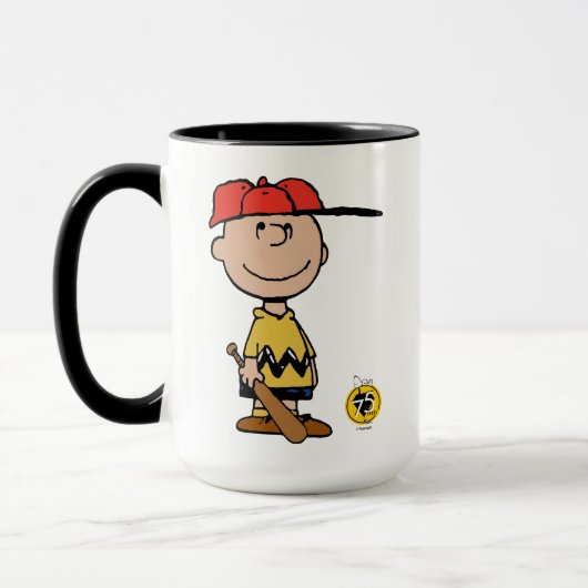 Peanuts | Charlie Brown Baseball Smile Mok (Links)