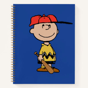 Peanuts   Charlie Brown Baseball Smile Notitieboek