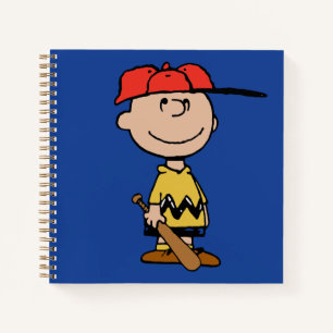 Peanuts   Charlie Brown Baseball Smile Notitieboek
