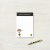 Peanuts | Charlie Brown Baseball Smile Post-it® Notes (Op bureau)
