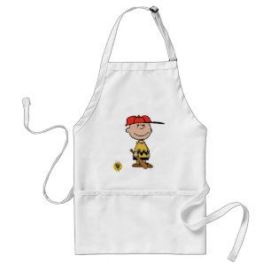 Peanuts Charlie Brown Baseball Smile Standaard Schort