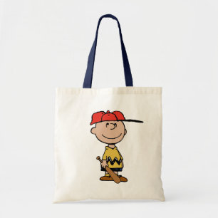 Peanuts   Charlie Brown Baseball Smile Tote Bag