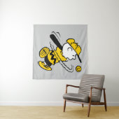Peanuts | Charlie Brown bij Bat Wandkleed (In Situ (horizontaal))