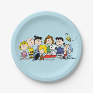 Peanuts Charlie Brown en de bende Papieren Bordje