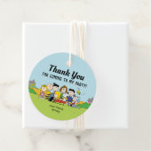 Peanuts | Charlie Brown en Gang Birthday Bedankjes Labels (In situ)