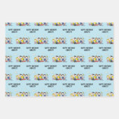 Peanuts | Charlie Brown en Gang Birthday Inpakpapier Vel (Voorkant 3)