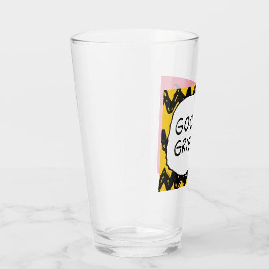 Peanuts | Charlie Brown Goed Verdriet Half & Half Glas (Rechts)