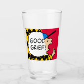 Peanuts | Charlie Brown Goed Verdriet Half & Half Glas (Voorkant)