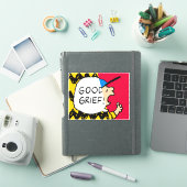 Peanuts | Charlie Brown Goed Verdriet Half & Half Sticker (iPad Cover)