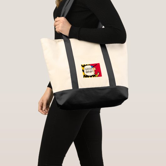 Peanuts | Charlie Brown Goed Verdriet Half & Half Tote Bag (Voorkant (product))