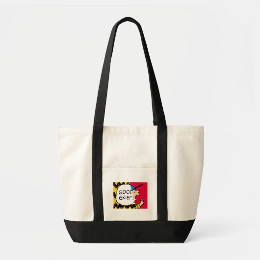 Peanuts | Charlie Brown Goed Verdriet Half & Half Tote Bag (Voorkant)