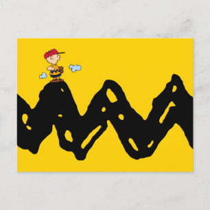 Peanuts Charlie Brown Honkbal Briefkaart