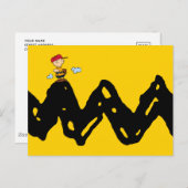 Peanuts | Charlie Brown Honkbal Briefkaart (Voorkant / Achterkant)