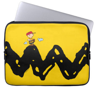 Peanuts Charlie Brown Honkbal Laptop Sleeve