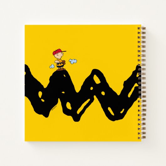 Peanuts | Charlie Brown Honkbal Notitieboek (Achterkant)