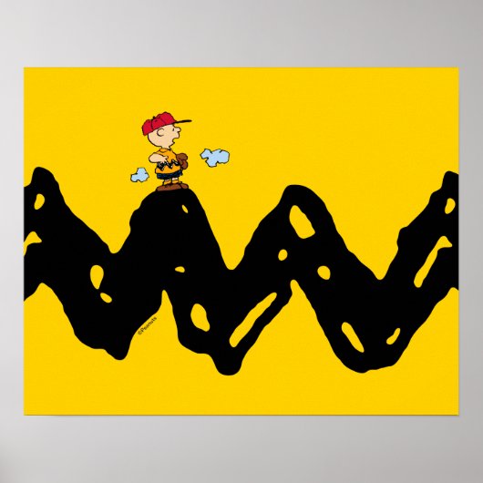 Peanuts | Charlie Brown Honkbal Poster (Voorkant)